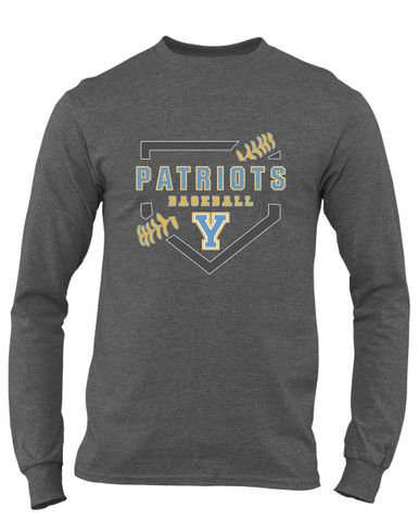 Yorktown Patriots Baseball #2 Men's Premium LS T-Shirt