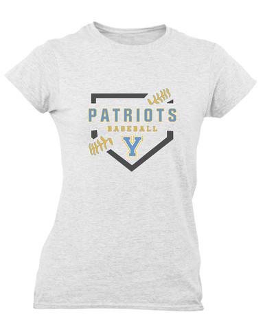 Yorktown Patriots Baseball #2 Women's SS T-Shirt