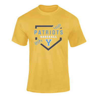 Yorktown Patriots Baseball #2 Men's SS T-Shirt