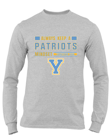 Yorktown Patriots Mindset Men's Premium LS T-Shirt