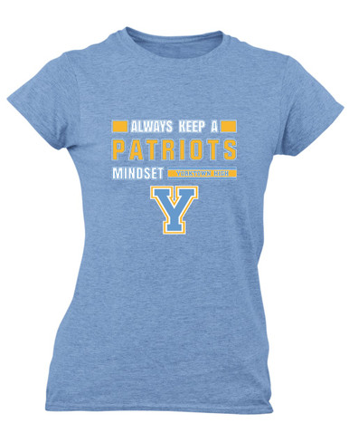 Yorktown Patriots Mindset Women's SS T-Shirt