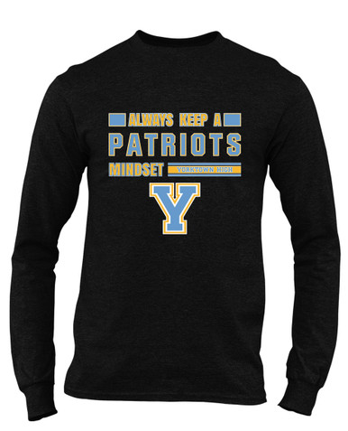 Yorktown Patriots Mindset Men's LS T-Shirt