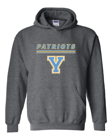 Yorktown Patriots Mascot #8 Men's Hoodie