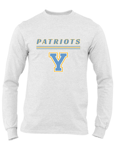 Yorktown Patriots Mascot #8 Men's Premium LS T-Shirt