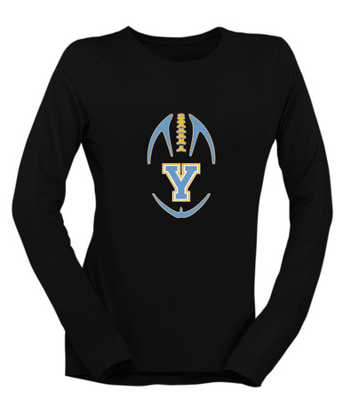 Yorktown Patriots Football #4 Women's LS T-Shirt