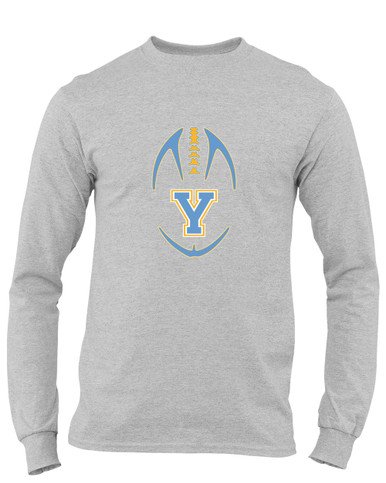 Yorktown Patriots Football #4 Men's LS T-Shirt