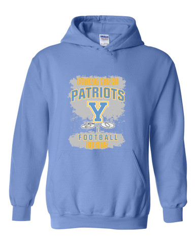Yorktown Patriots Football #6 Men's Hoodie