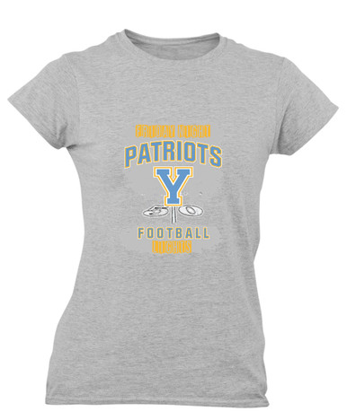 Yorktown Patriots Football #6 Women's SS T-Shirt