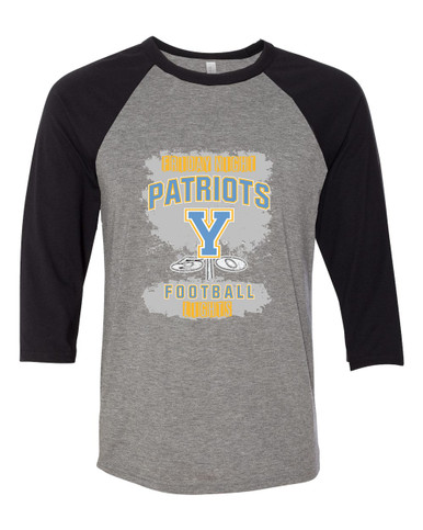 Yorktown Patriots Football #6 Men's Baseball T-Shirt