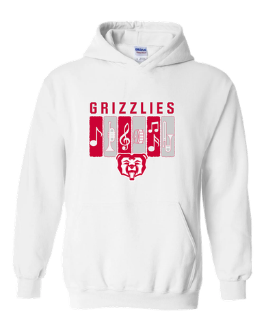 McMinnville Grizzlies Band # 2 Men's Hoodie