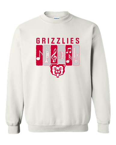 McMinnville Grizzlies Band # 2 Men's Sweatshirt