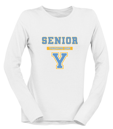 Yorktown Patriots Senior #2 Women's LS T-Shirt