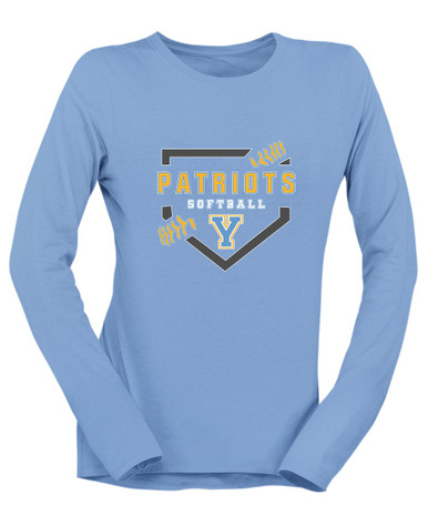 Yorktown Patriots Softball #2 Women's LS T-Shirt