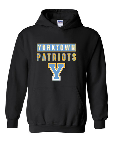Yorktown Patriots Mascot #9 Men's Hoodie