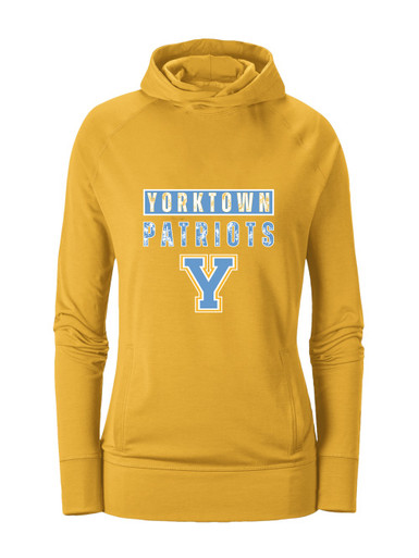 Yorktown Patriots Mascot #9 Women's Hoodie