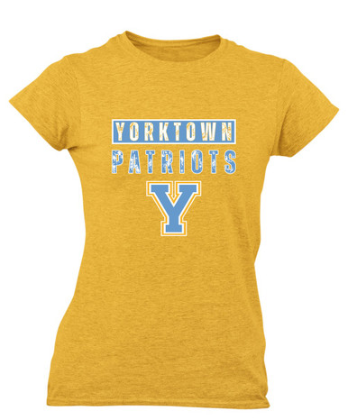 Yorktown Patriots Mascot #9 Women's SS T-Shirt
