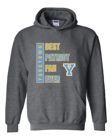 Yorktown Patriots Best Patriot Fan Men's Hoodie