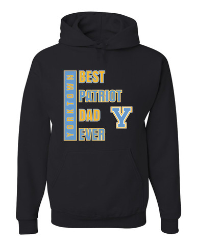 Yorktown Patriots Best Patriot Dad Men's Premium Hoodie
