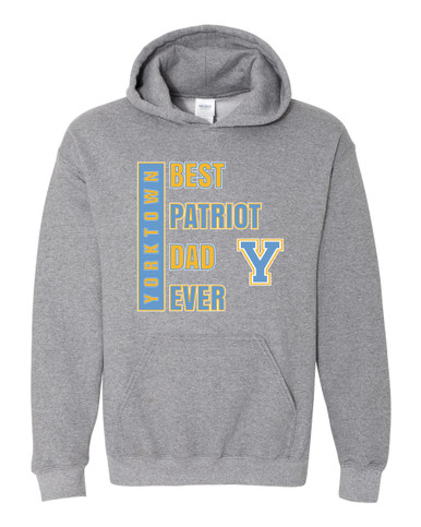 Yorktown Patriots Best Patriot Dad Men's Hoodie