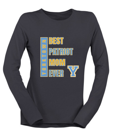 Yorktown Patriots Best Patriot Mom Women's Premium LS T-Shirt
