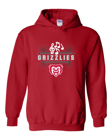 McMinnville Grizzlies Band # 3 Men's Hoodie