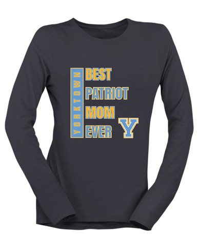 Yorktown Patriots Best Patriot Mom Women's LS T-Shirt