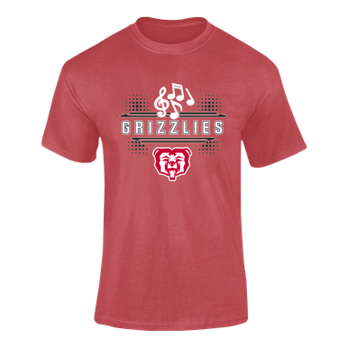 McMinnville Grizzlies Band # 3 Men's SS T-Shirt