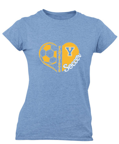 Yorktown Patriots Heart Soccer Women's SS T-Shirt