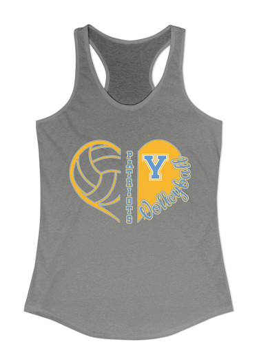 Yorktown Patriots Heart Volleyball Women's Tank Top