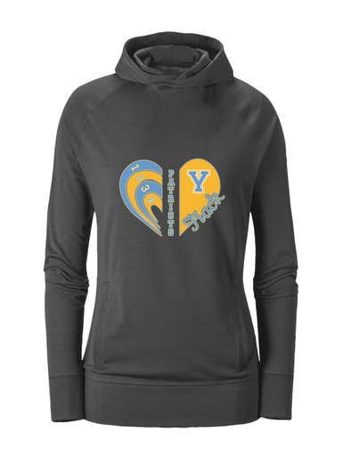 Yorktown Patriots Heart Track Women's Hoodie