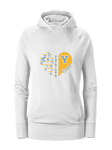 Yorktown Patriots Heart Band Women's Hoodie