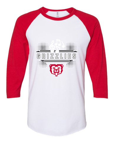 McMinnville Grizzlies Band # 3 Men's Baseball T-Shirt