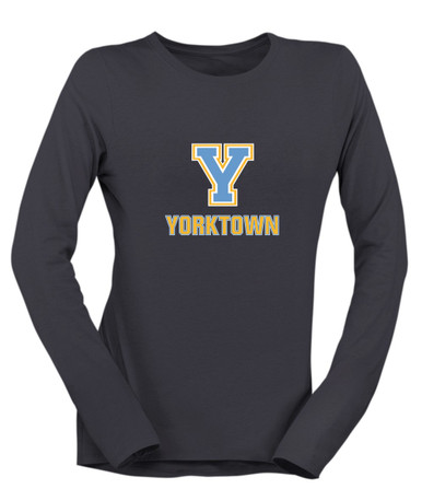 Yorktown Patriots Mascot #2 Women's Premium LS T-Shirt
