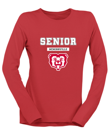 McMinnville Grizzlies Senior #2 Women's Premium LS T-Shirt