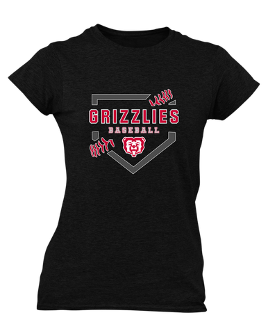 McMinnville Grizzlies Softball #2 Women's SS T-Shirt