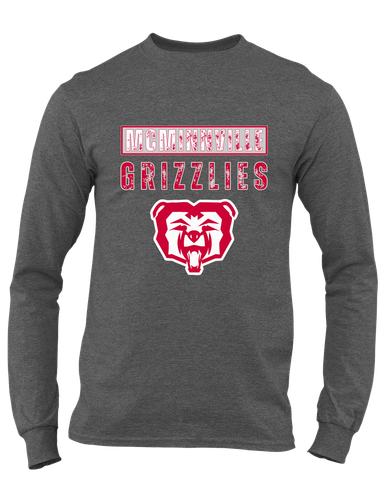 McMinnville Grizzlies Mascot #9 Men's LS T-Shirt