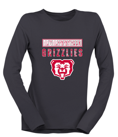McMinnville Grizzlies Mascot #9 Women's Premium LS T-Shirt