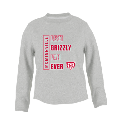 McMinnville Grizzlies Best Grizzly Fan Women's Sweatshirt