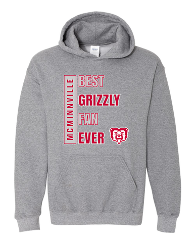 McMinnville Grizzlies Best Grizzly Fan Men's Hoodie