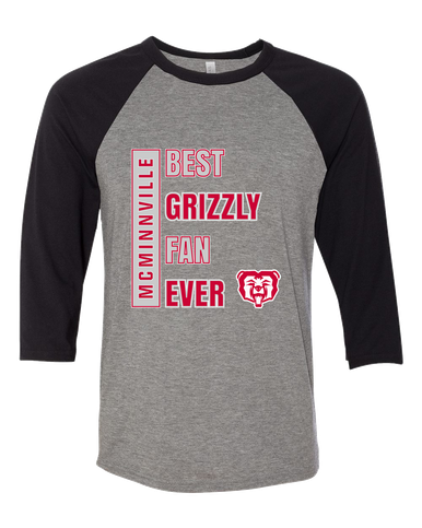 McMinnville Grizzlies Best Grizzly Fan Men's Baseball T-Shirt