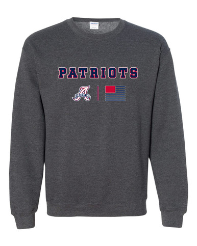 Albemarle Patriots Team Colors Flag Men's Sweatshirt