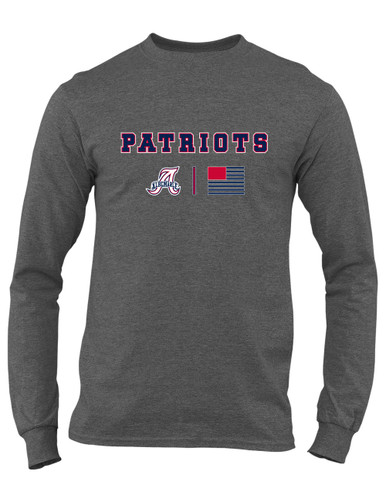 Albemarle Patriots Team Colors Flag Men's LS T-Shirt