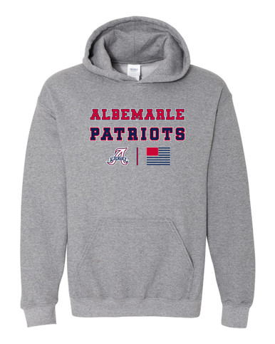 Albemarle Patriots Spirit Flag Men's Hoodie