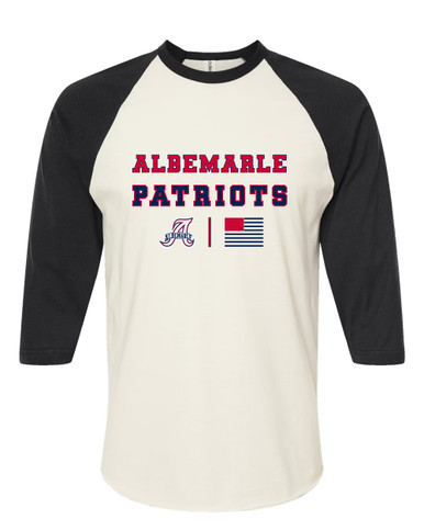 Albemarle Patriots Spirit Flag Women's Baseball T-Shirt