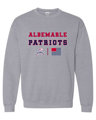 Albemarle Patriots Spirit Flag Men's Sweatshirt