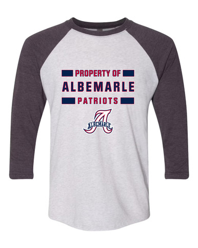 Albemarle Patriots Property Of Women's Baseball T-Shirt