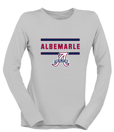 Albemarle Patriots Mascot #4 Women's LS T-Shirt