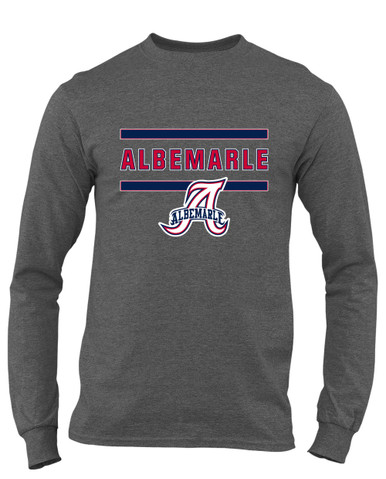 Albemarle Patriots Mascot #4 Men's LS T-Shirt