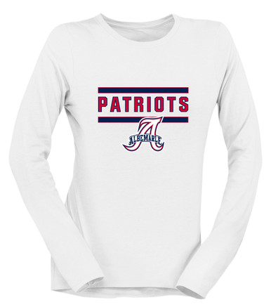 Albemarle Patriots Mascot #5 Women's LS T-Shirt