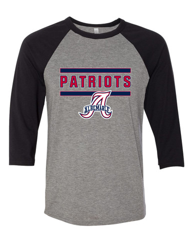 Albemarle Patriots Mascot #5 Men's Baseball T-Shirt